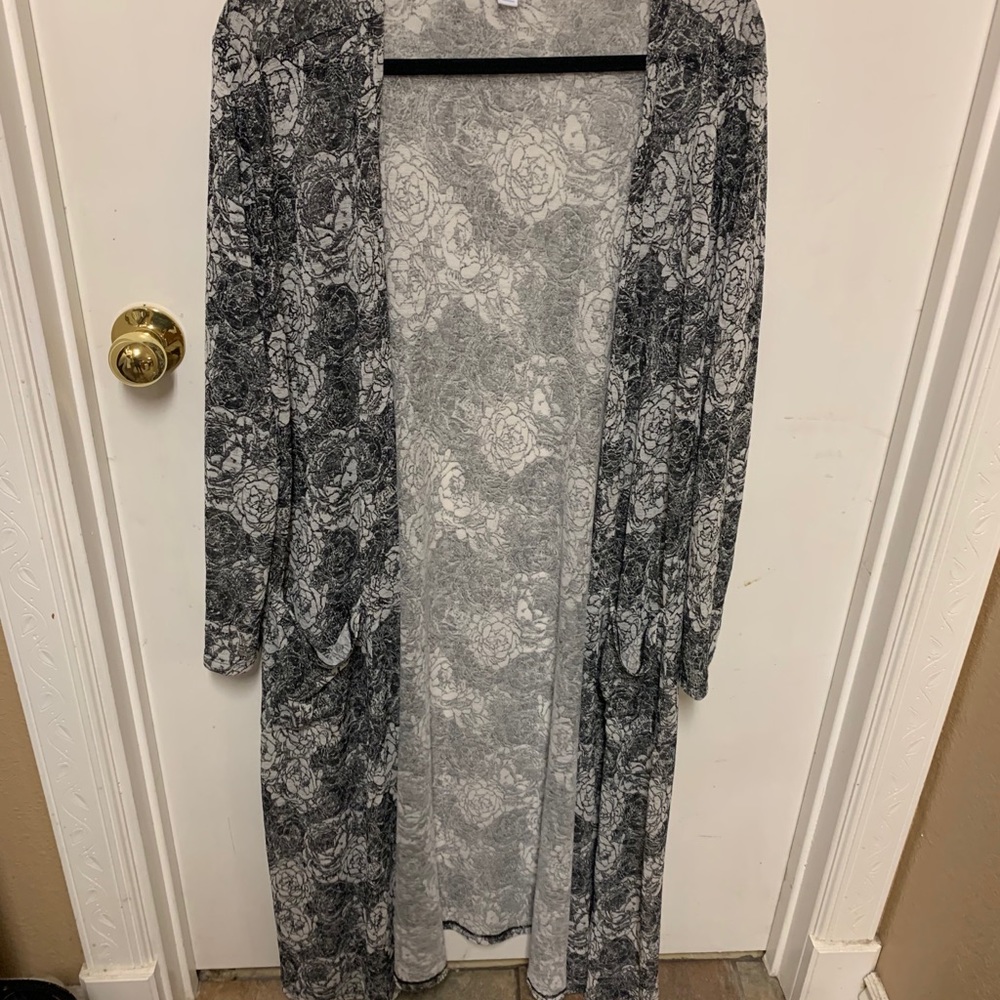 Black and White lace Sarah Cardigan